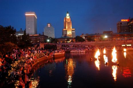 Waterfire Event in Downtown Providence