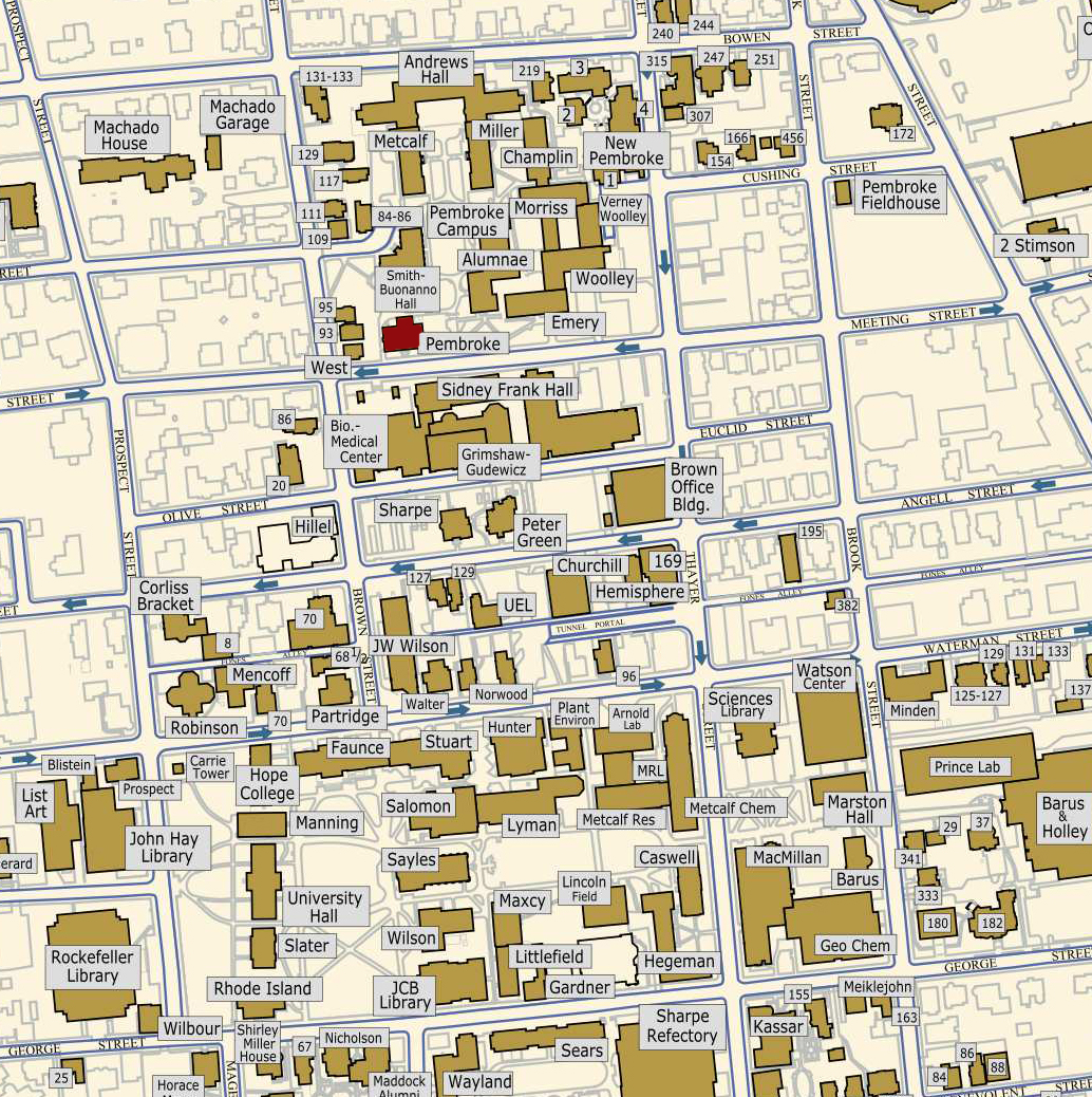 Brown University Campus Map Pdf Registration | Animating Archives | Brown University