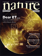 Nature cover 2 September 2004